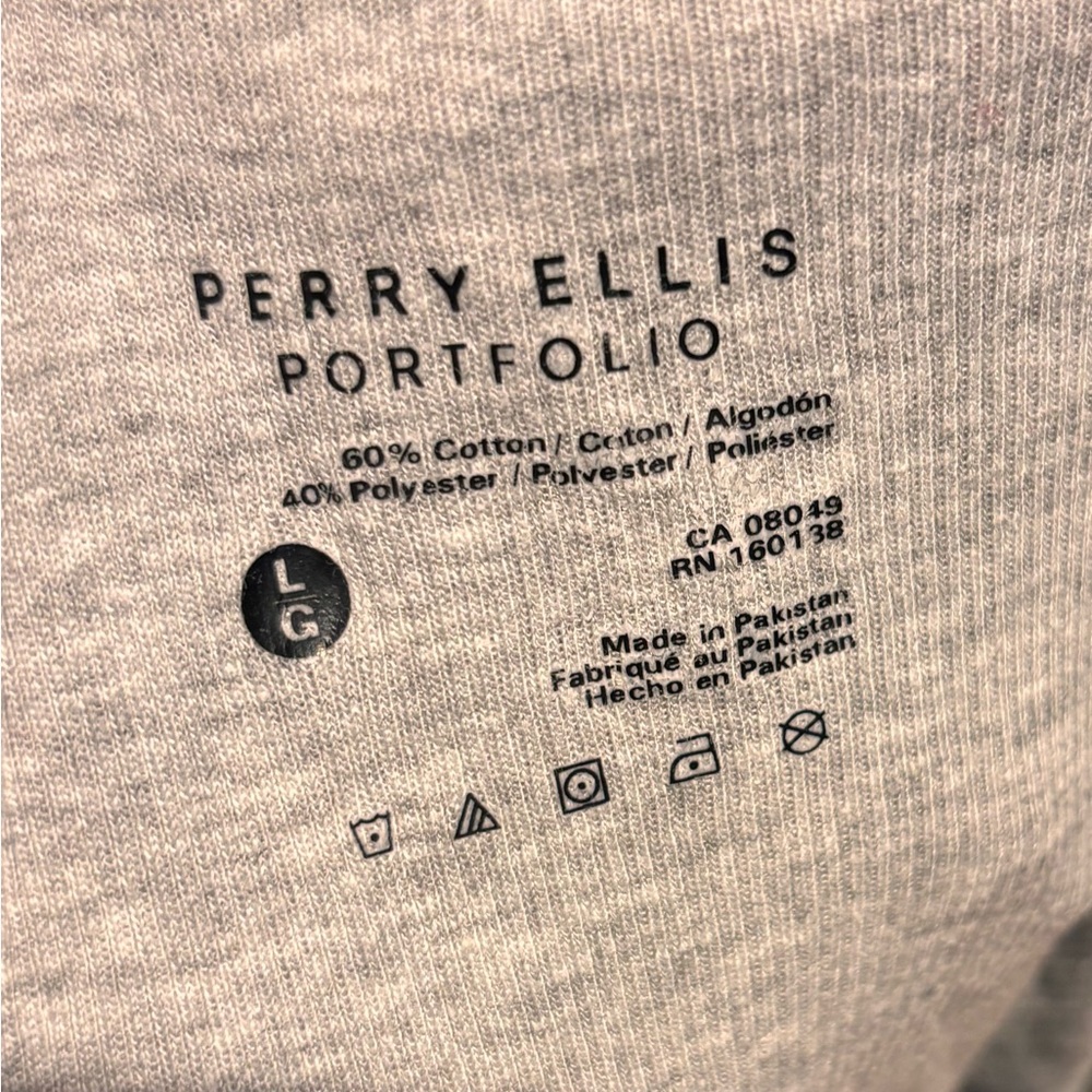 Perry Ellis Light Gray Men's Sweater